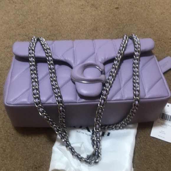 Rare Coach Quilted Tabby Soft Purple 26 Sold out everywhere! - Picture 2 of 16